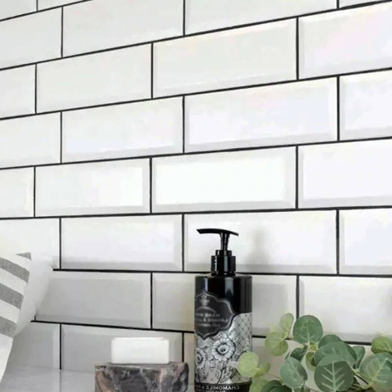 Gạch thẻ trắng bóng vát KT 100x300mm STA1300 - B - Daisan Store