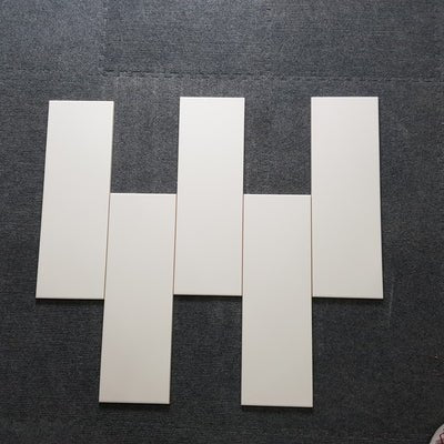 Gạch thẻ trang trí trắng mờ phẳng 150x450mm STA15456 - Daisan Store