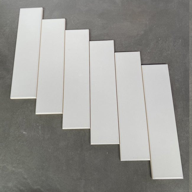 Gạch thẻ Việt Nam, Trắng kem mờ phẳng, KT 50x200 mm, GR0208M, Loại 1 (1 hộp/ 100 viên/ 1m2) - Daisan Store