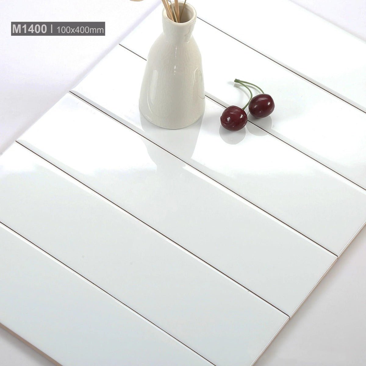 Gạch thẻ xương bóng phẳng KT 100x400mm STA1401 - Daisan Store