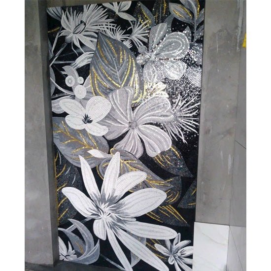 Gạch Tranh Mosaic 600x1200mm Flower Decor - 04 - Daisan Store