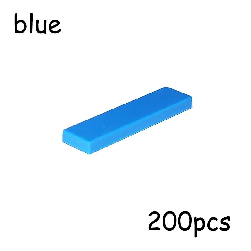 Gạch Xếp Hình Trẻ Em - 200 Miếng Sáng Tạo 1x4 MOC - Daisan Store