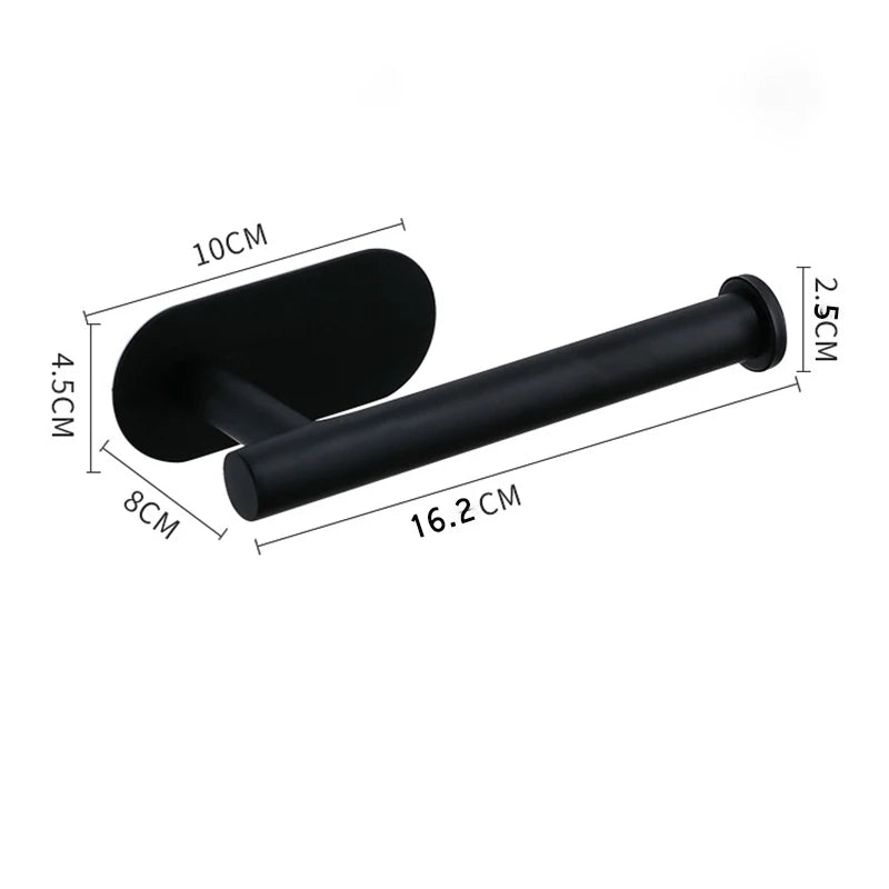 Giá Đỡ Giấy Inox Dán Tường Không Khoan Cho Nhà Tắm - Daisan Store