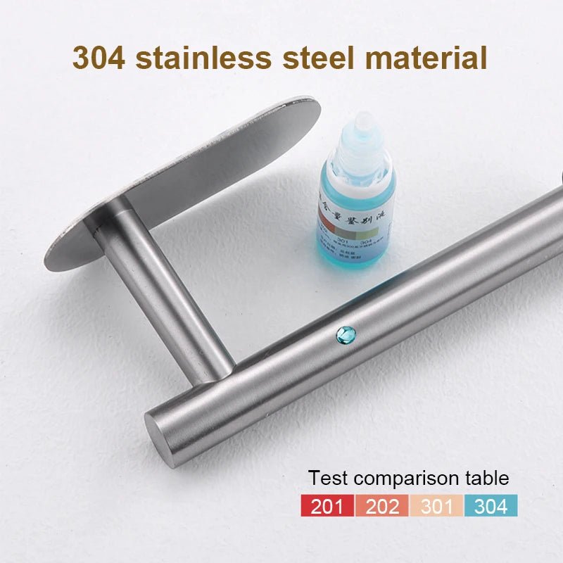 Giá Đỡ Giấy Inox Dán Tường Không Khoan Cho Nhà Tắm - Daisan Store