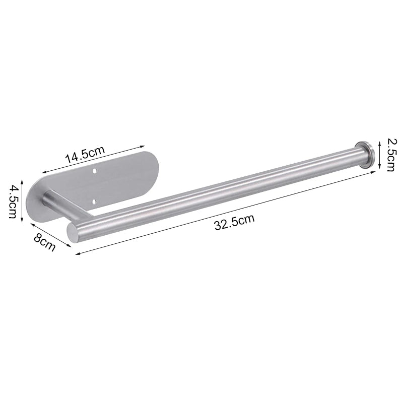 Giá Đỡ Giấy Inox Dán Tường Không Khoan Cho Nhà Tắm - Daisan Store