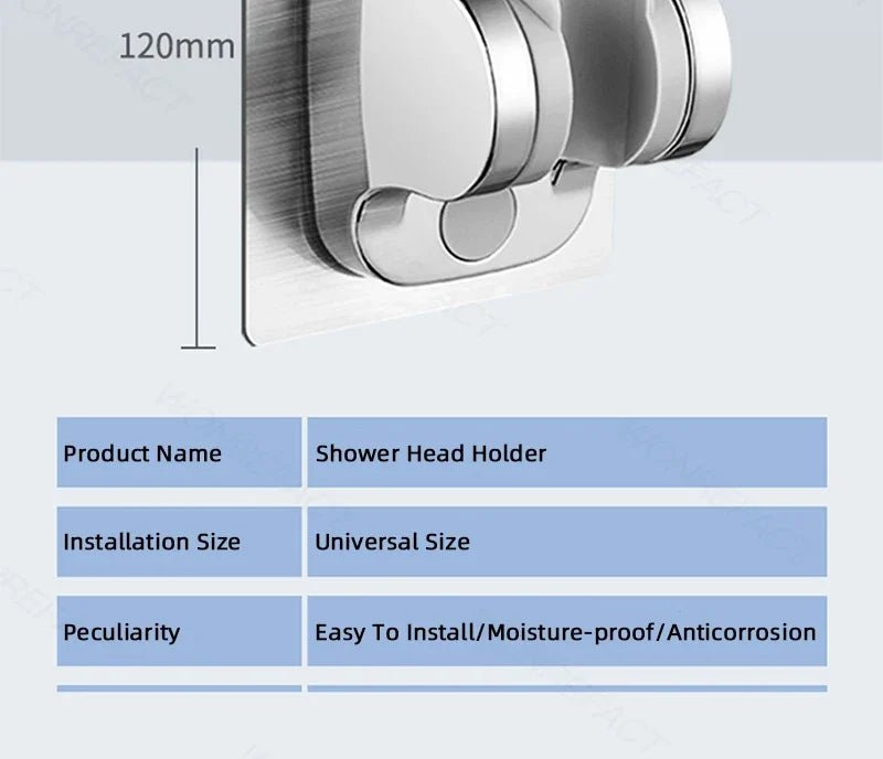 Giá Đỡ Vòi Sen Không Khoan Xoay Ổn Định Tường Tắm - Daisan Store
