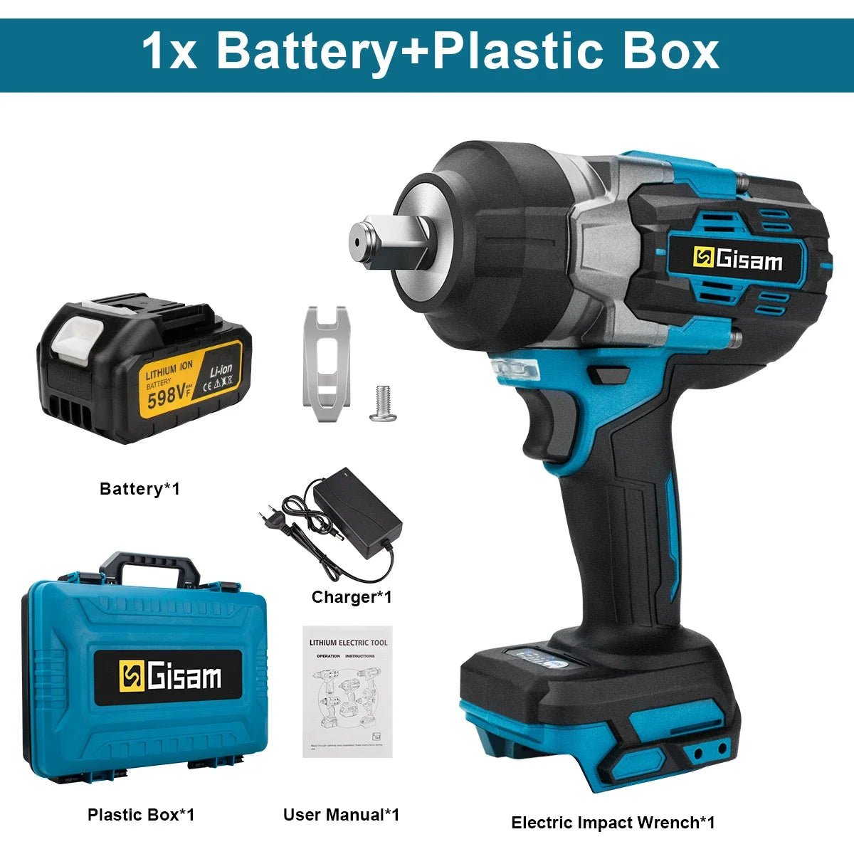 Gisam 2800NM Co Le Tac Dong Dien Khong Day Inch Makita 18V - Daisan Store