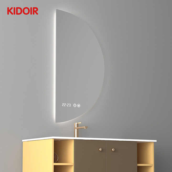 Gương phòng tắm hình bán nguyệt chữ D Kidoir Gương trang điểm phòng tắm hình dạng đặc biệt - Daisan Store