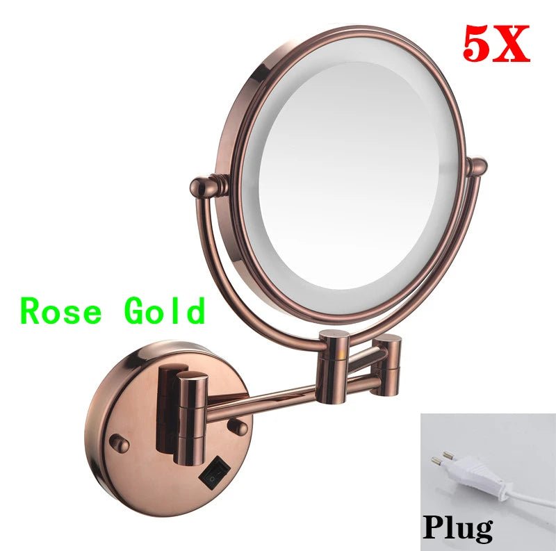 Gương Trang Điểm Khách Sạn LED Vàng Chải Cao Cấp - Daisan Store