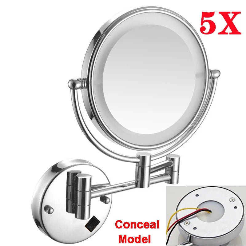 Gương Trang Điểm Khách Sạn LED Vàng Chải Cao Cấp - Daisan Store