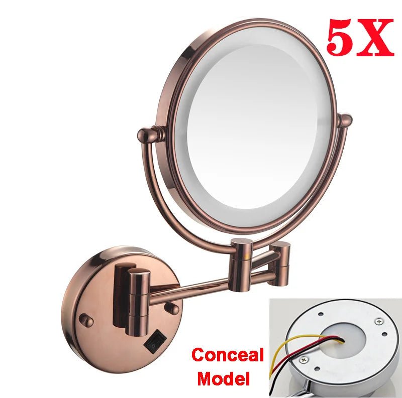 Gương Trang Điểm Khách Sạn LED Vàng Chải Cao Cấp - Daisan Store