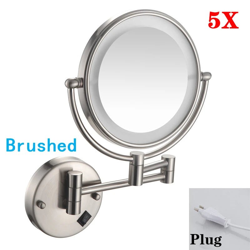 Gương Trang Điểm Khách Sạn LED Vàng Chải Cao Cấp - Daisan Store