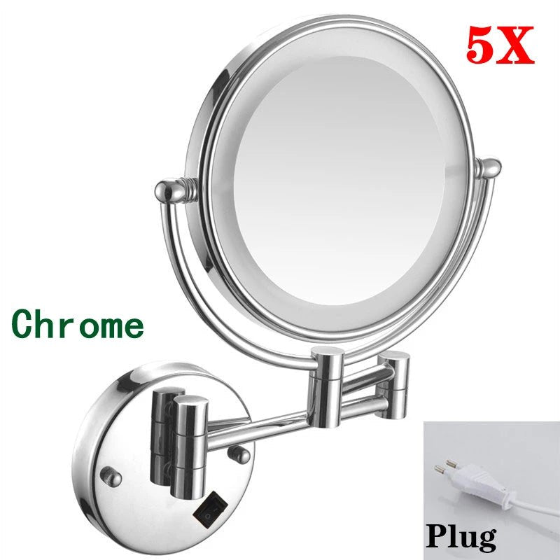 Gương Trang Điểm Khách Sạn LED Vàng Chải Cao Cấp - Daisan Store