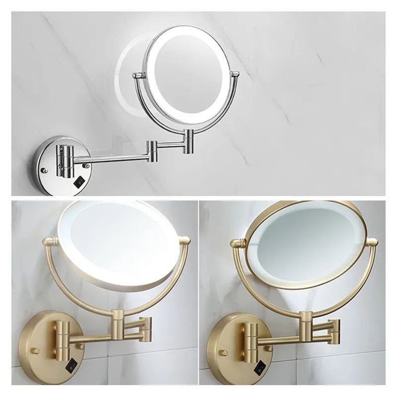 Gương Trang Điểm Khách Sạn LED Vàng Chải Cao Cấp - Daisan Store
