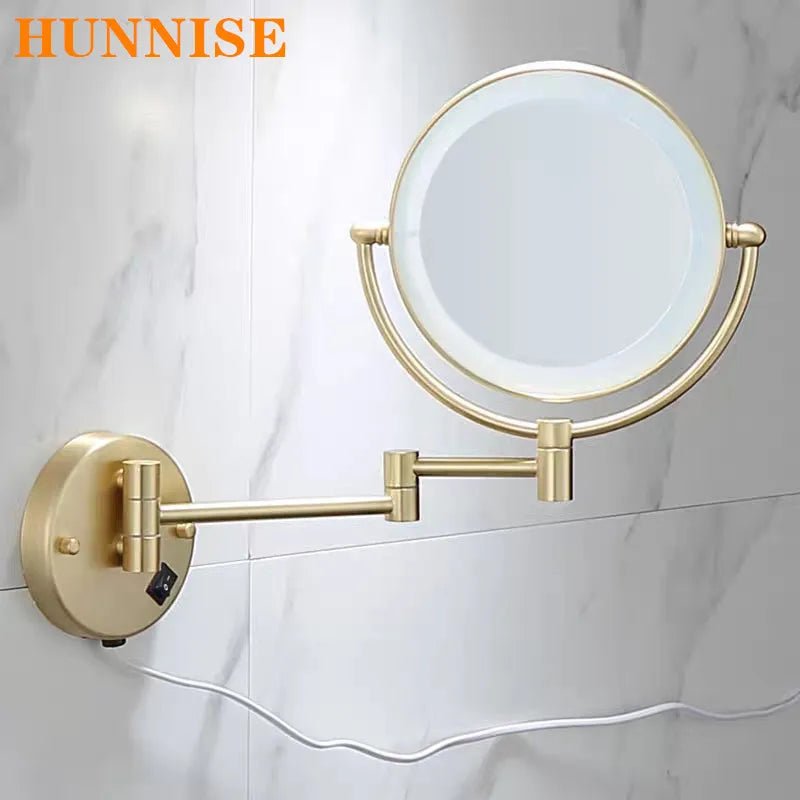 Gương Trang Điểm Khách Sạn LED Vàng Chải Cao Cấp - Daisan Store