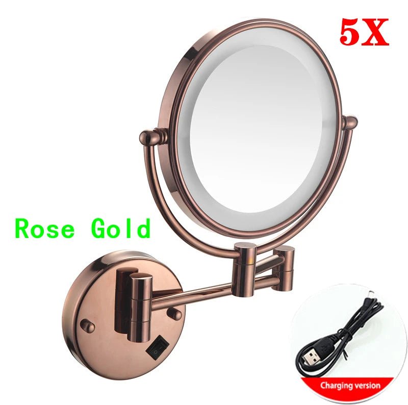 Gương Trang Điểm Khách Sạn LED Vàng Chải Cao Cấp - Daisan Store
