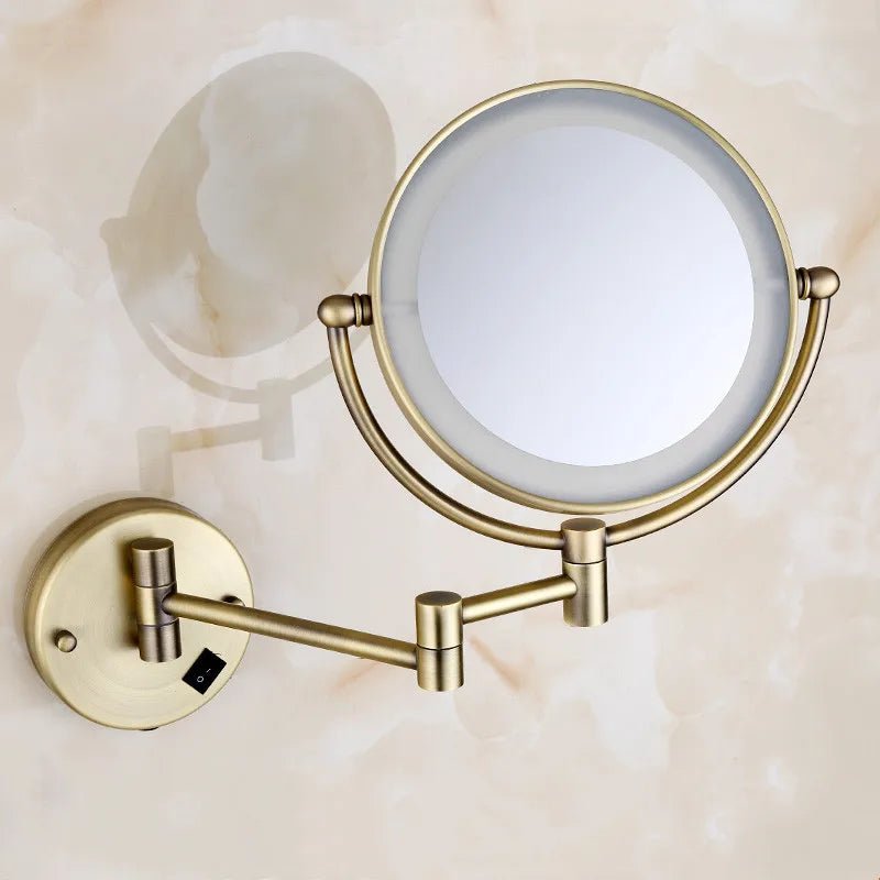 Gương Trang Điểm Khách Sạn LED Vàng Chải Cao Cấp - Daisan Store