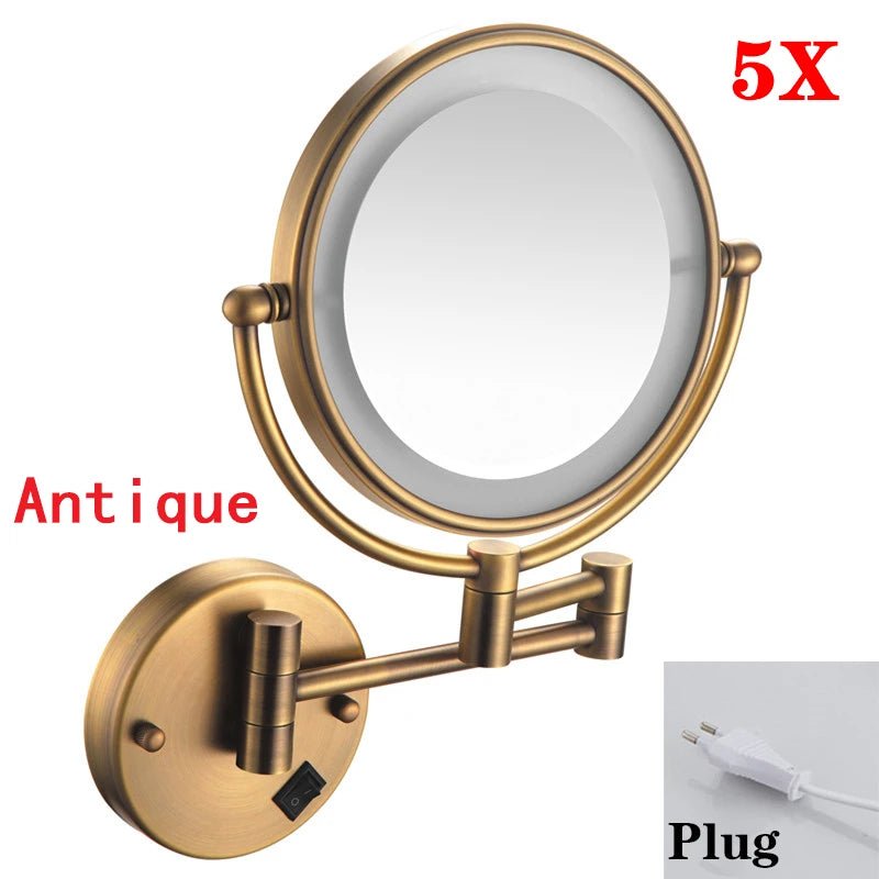 Gương Trang Điểm Khách Sạn LED Vàng Chải Cao Cấp - Daisan Store