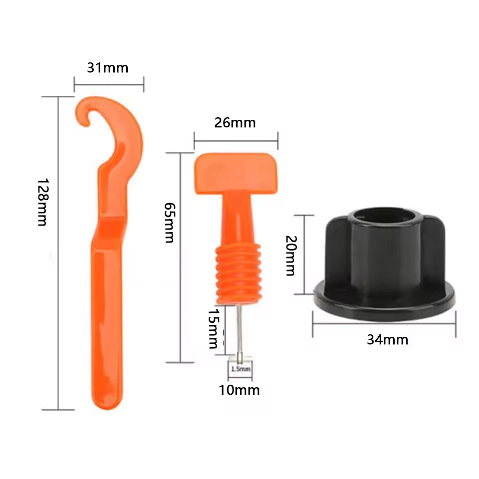 Hệ thống cân bằng gạch men chuyên nghiệp chất lượng tốt nhất với nêm nhựa 1,5mm - Daisan Store