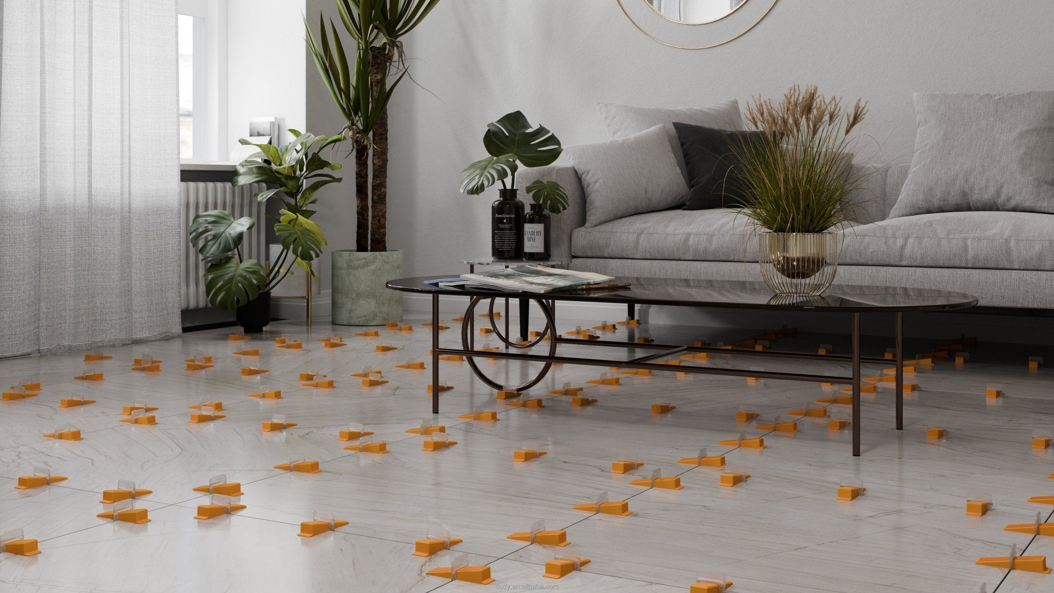 Hệ thống chêm và kẹp cân bằng gạch nhựa - Daisan Store