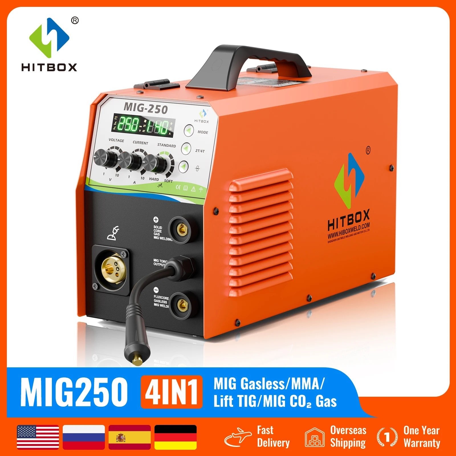 Hitbox May Han MIG Ban Tu Dong Synergy 220V Arc TIG - Daisan Store