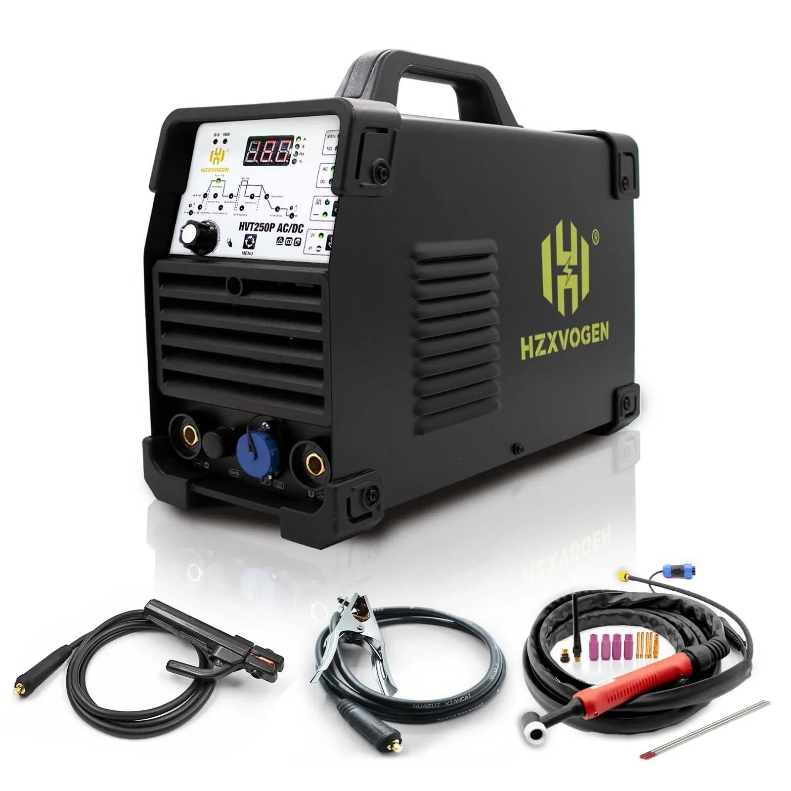 HZXVOGEN Máy Hàn Tig AC DC MMA 200A Inverter HVT250P IGBT - Daisan Store