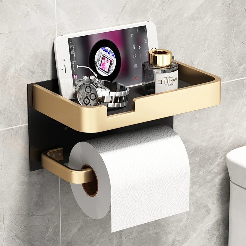 Kệ Giấy Vệ Sinh Đa Năng Có Khay Để Điện Thoại - Daisan Store