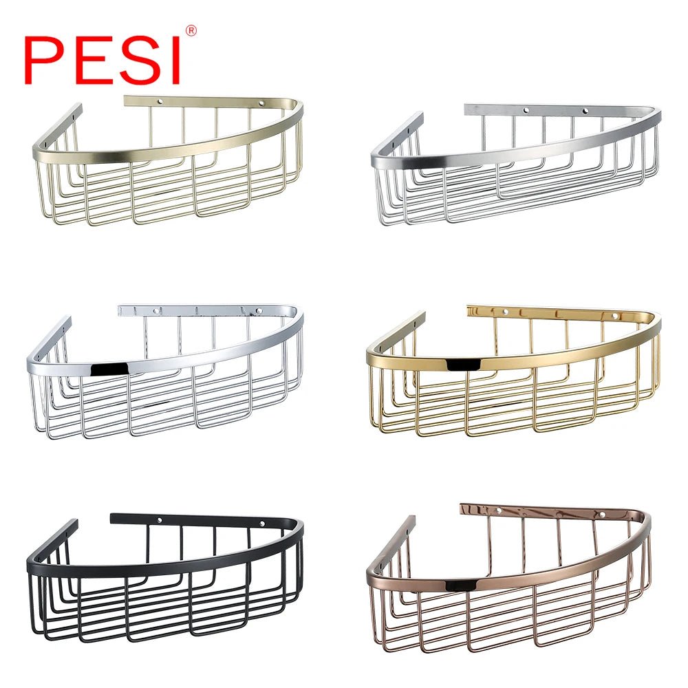 Kệ Góc Phòng Tắm Inox Đen Treo Tường Đựng Sữa Tắm - Daisan Store