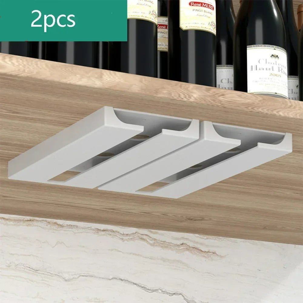 Kệ Treo Ly Rượu Đa Năng Không Cần Khoan Tủ Bếp - Daisan Store