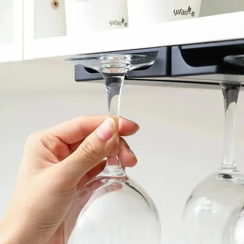 Kệ Treo Ly Rượu Đa Năng Không Cần Khoan Tủ Bếp - Daisan Store