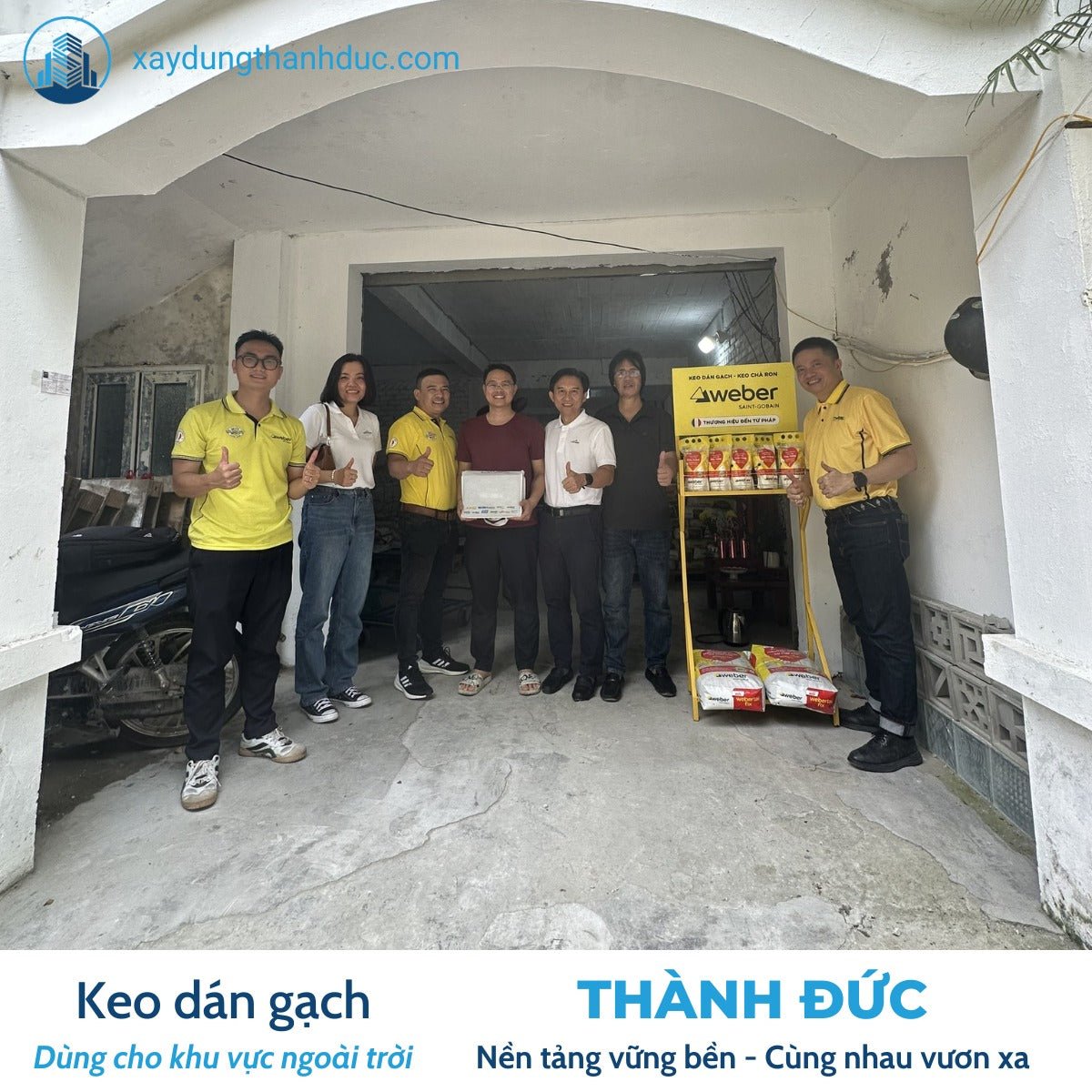 Keo Dán Gạch Webertai fix cho khu vực ẩm ướt - Daisan Store