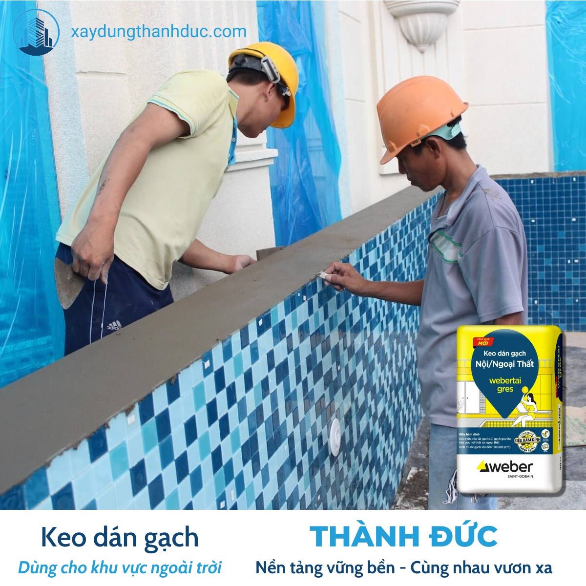 Keo Dán Gạch Webertai gres cho gạch khổ lớn - Daisan Store