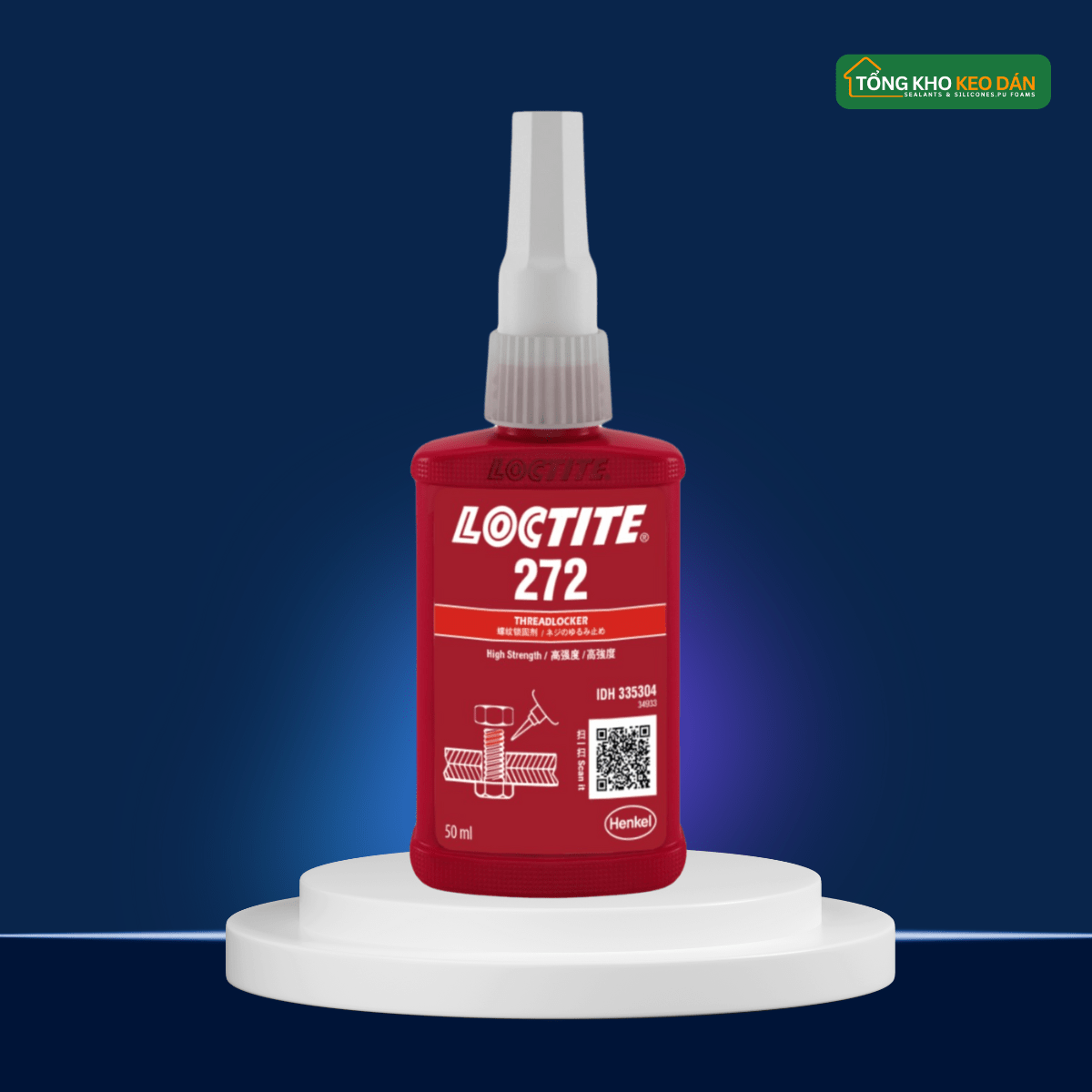 Keo dán khóa ren Loctite 272 - Daisan Store