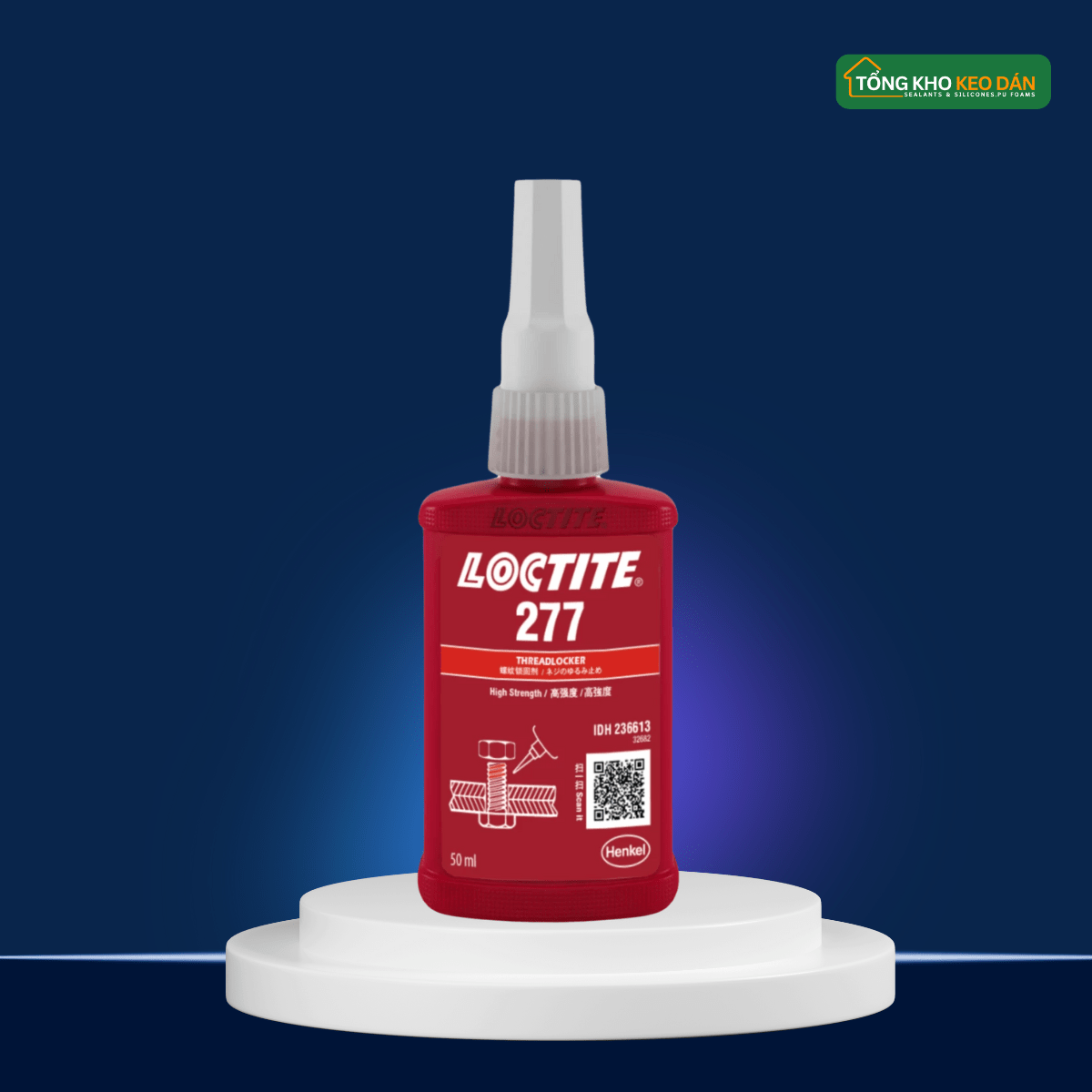 Keo dán khoa ren Loctite 277 lực khóa cao - Daisan Store
