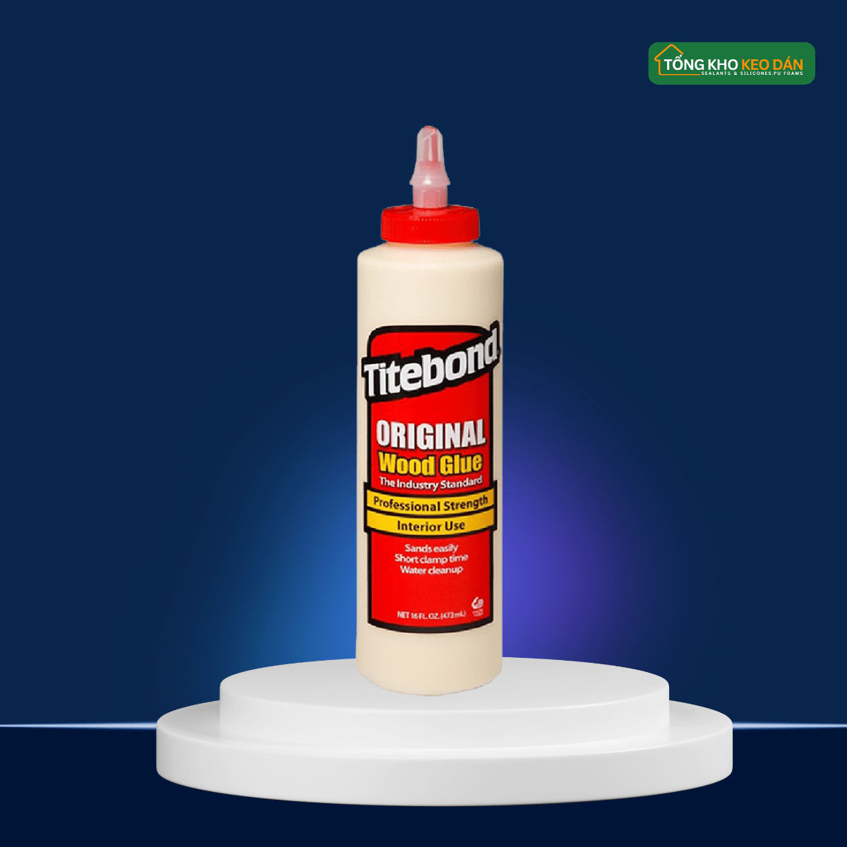 Keo Sữa Dán Ghép Gỗ Titebond Original Wood Glue 500g Đỏ - Daisan Store