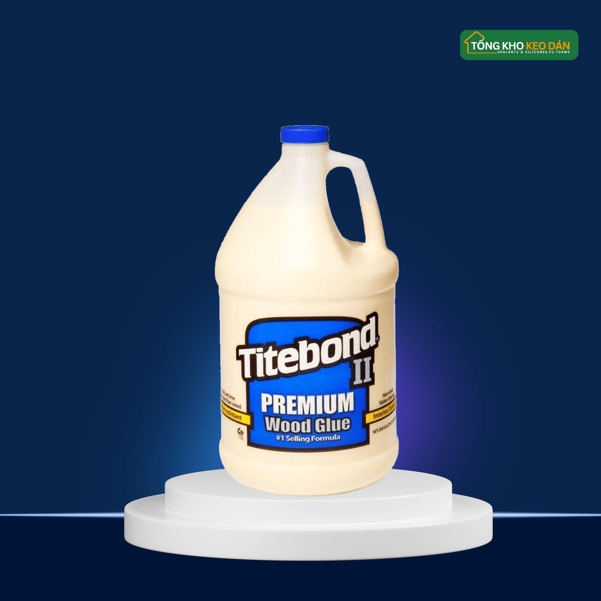 Keo Sữa Dán Gỗ Titebond II Premium Wood Glue 4 Kg Xanh - Daisan Store