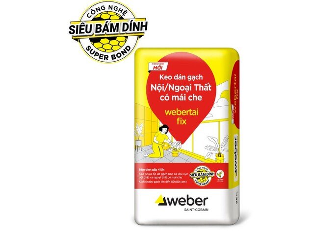 Keo (vữa) dán gạch gốc xi măng chuyên dùng cho gạch ít hút nước kích thước vừa - Daisan Store