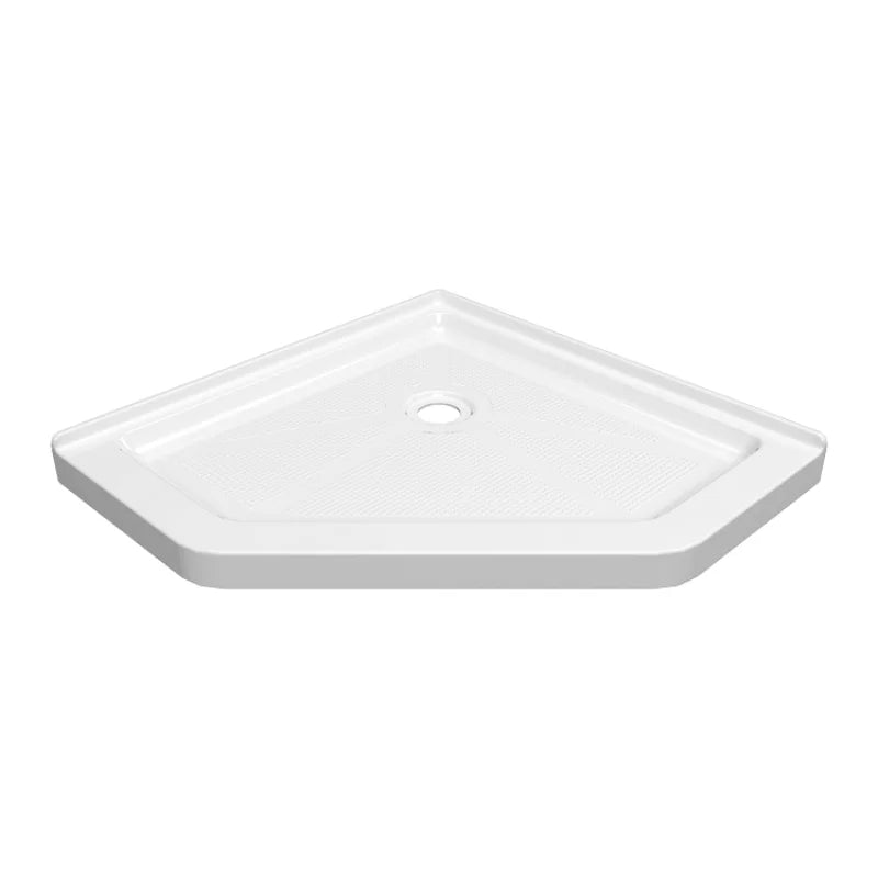 Khay Tắm Vòi Sen Acrylic Trắng Chống Trượt Vân Kim Cương - Daisan Store