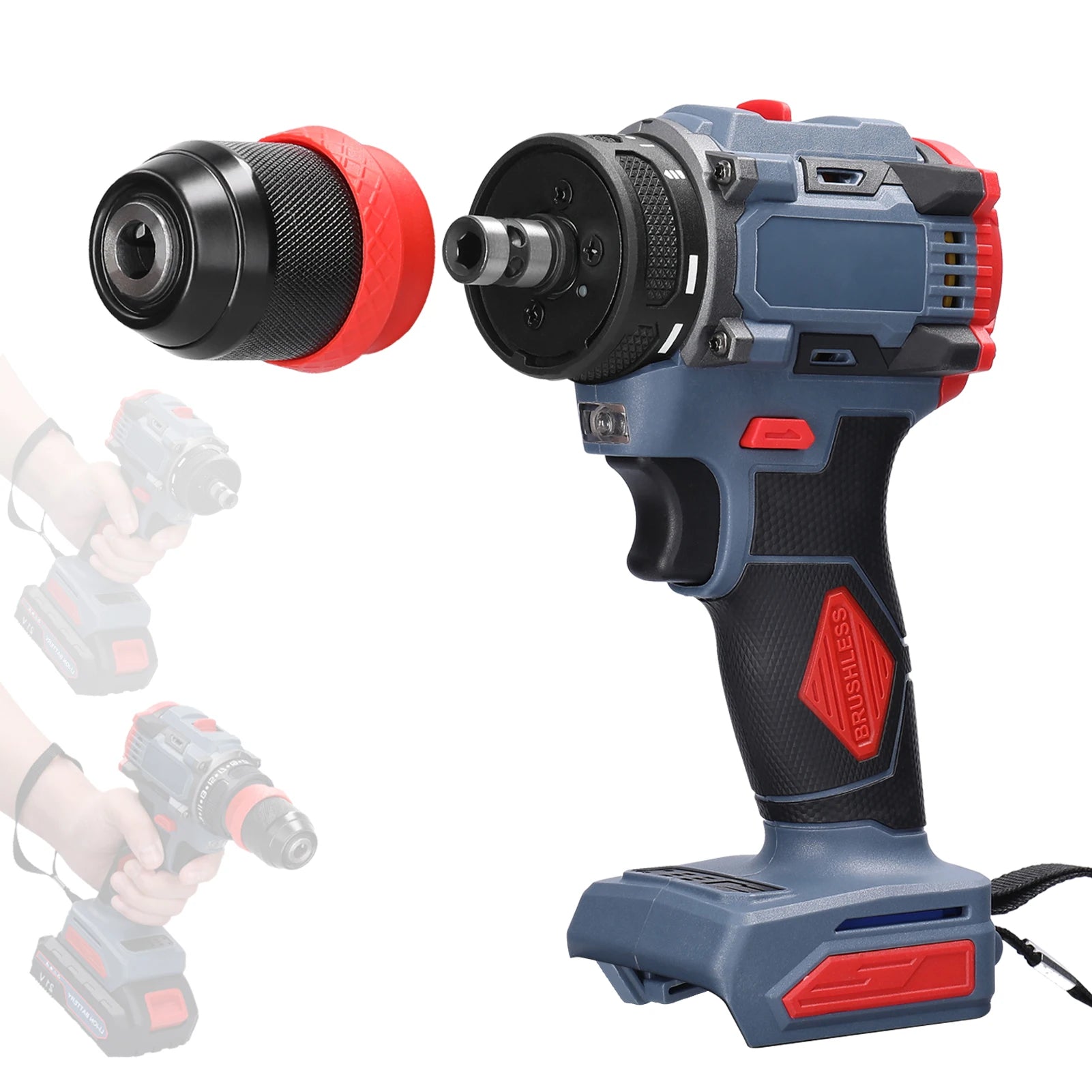 Khoan Điện 21V 2 Trong 1 Vặn Vít Không Dây 55 Nm Hiệu Quả - Daisan Store