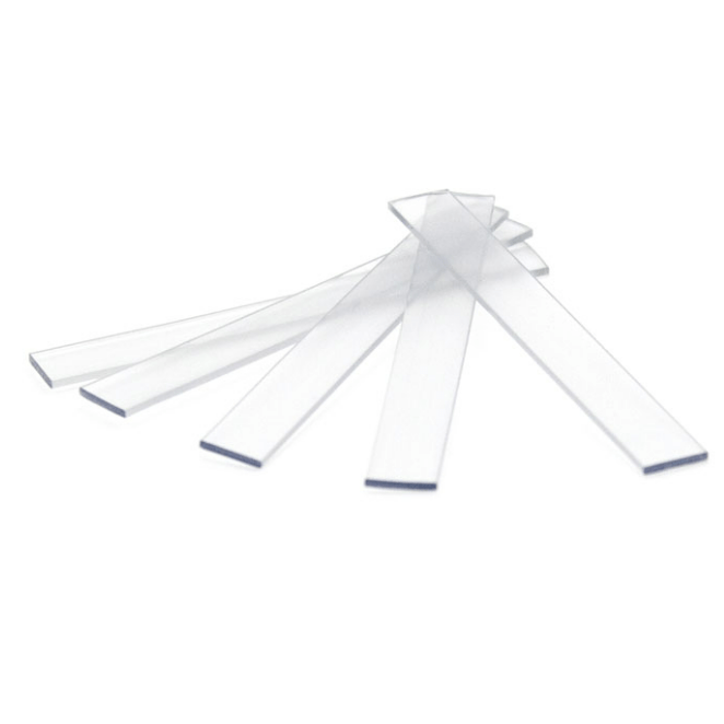 Khối lắp đặt bằng nhựa trong suốt FHC 1/4" x 1/4" x 2" chất lượng cao cho phòng tắm - Gói 100 - Daisan Store