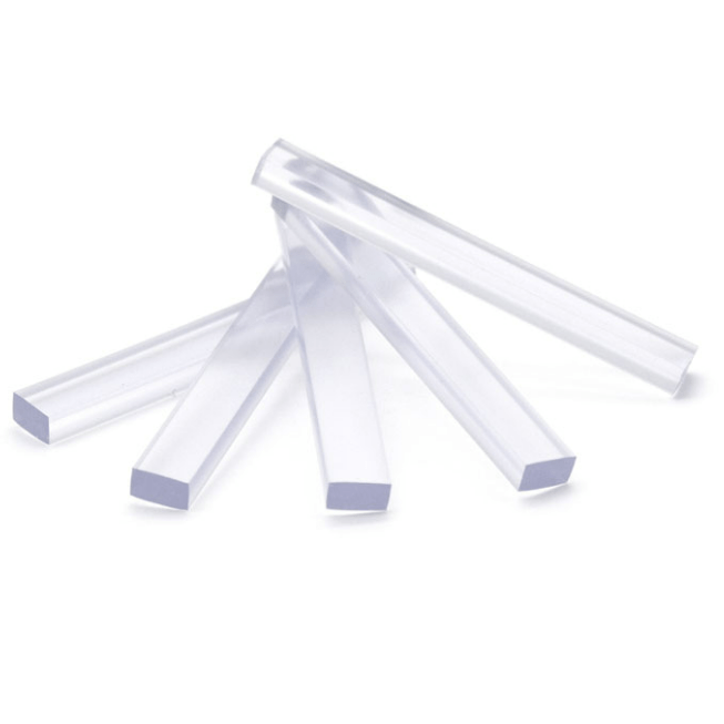 Khối nhựa trong suốt FHC 3/8" X 1/4" X 2" - Gói 100 khối vuông Acrylic - Daisan Store