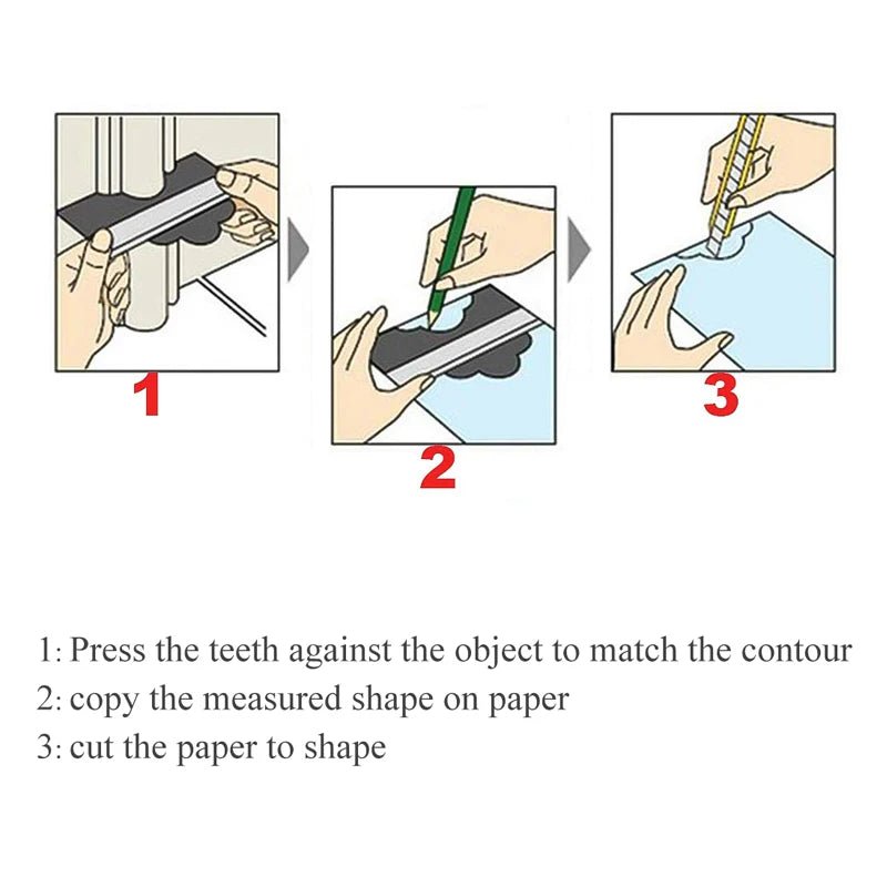 Khung Định Hình Viền Contour Gauge Duplicator Có Khóa - Daisan Store