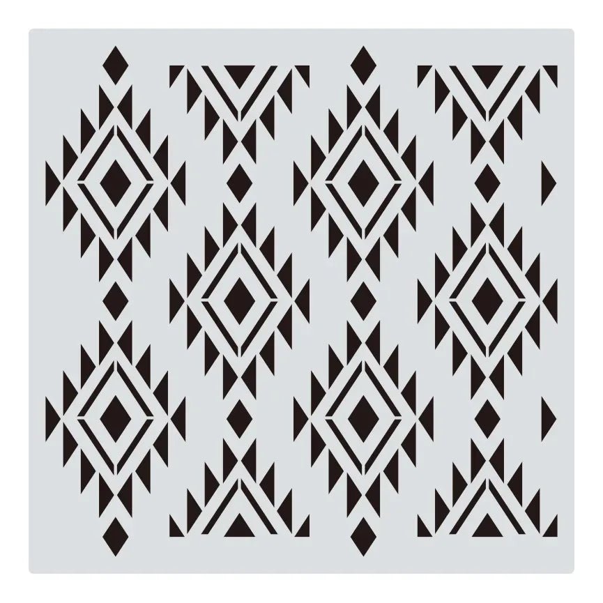 Khuon Stencil Mandala Geometric 30x30cm DIY Layering - Daisan Store