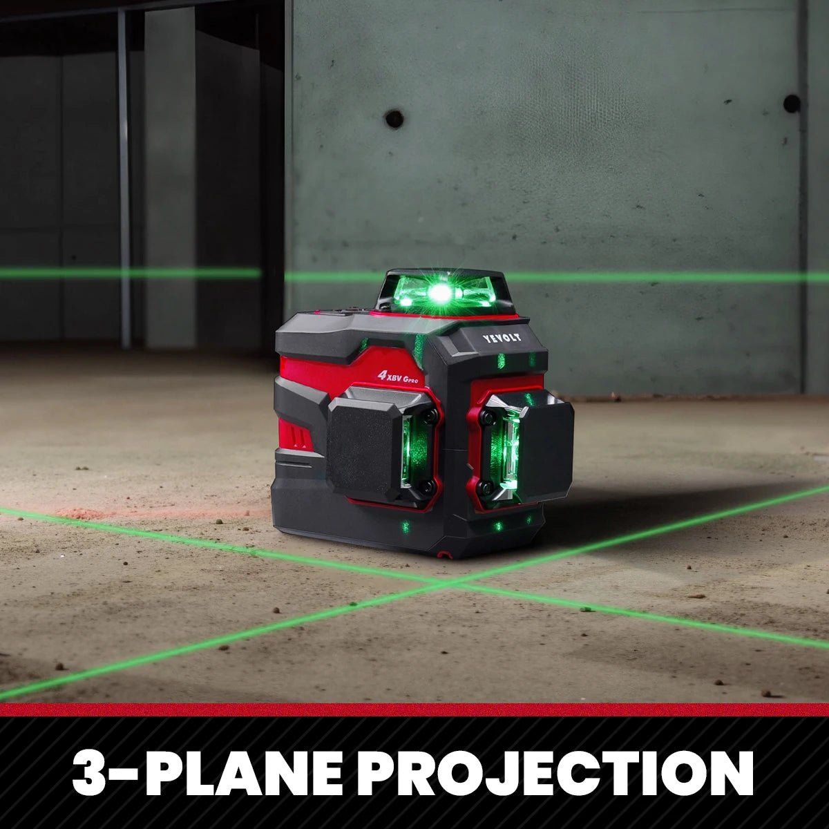 Laser Màu Xanh YEVOLT YVGLL4XS 12 16 Đường 360 Độ Tự Cân - Daisan Store