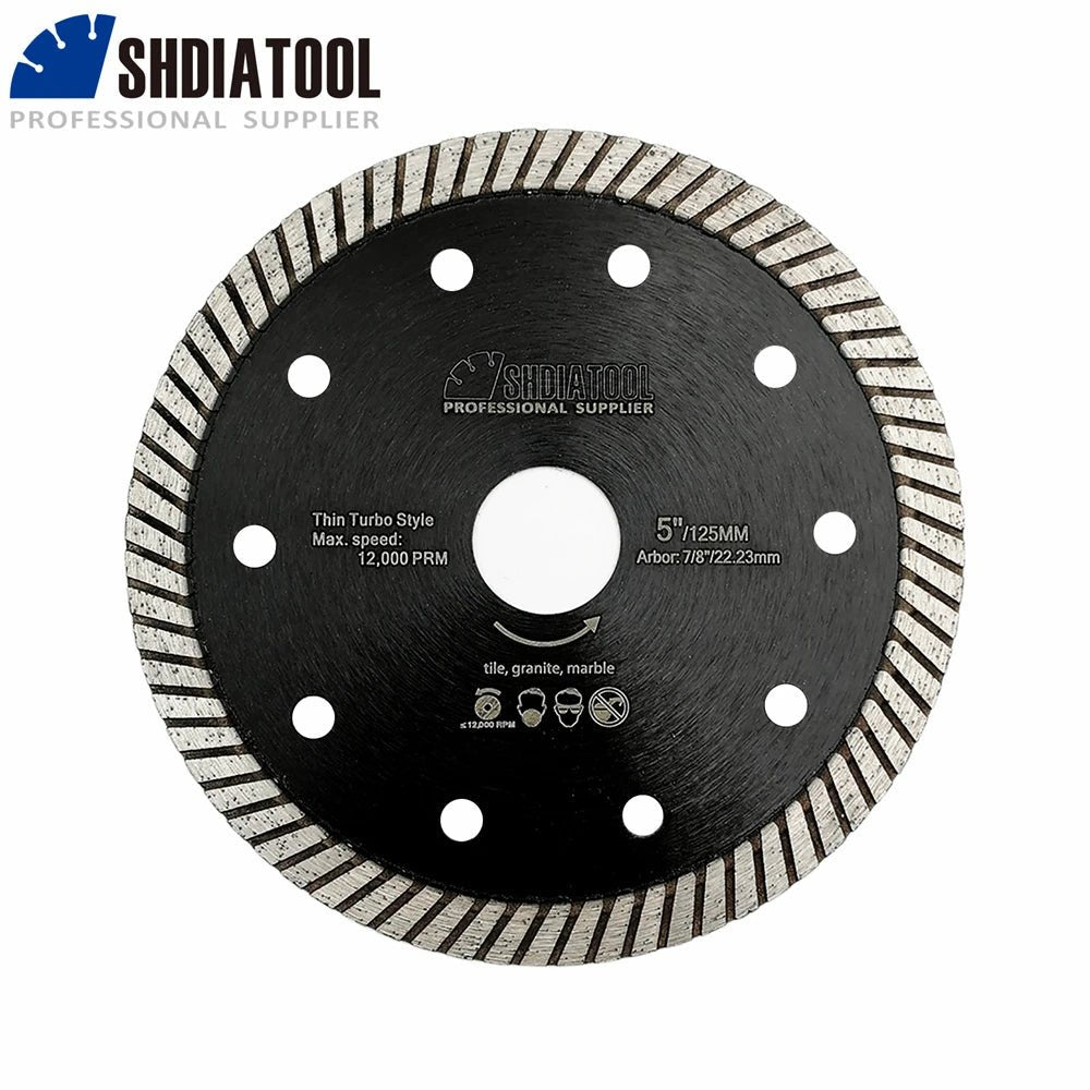 Lưỡi Cắt Kim Cương Mỏng SHDIATOOL 125mm - Đá & Gạch - Daisan Store