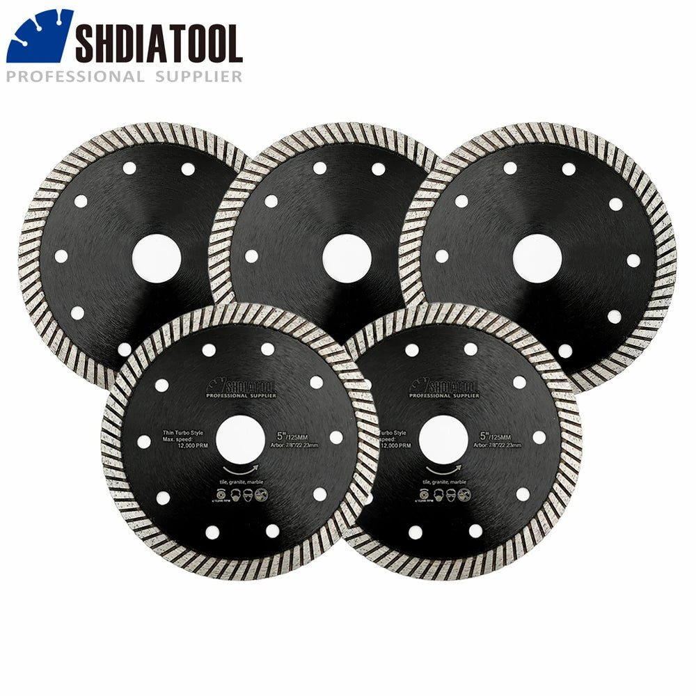 Lưỡi Cắt Kim Cương Mỏng SHDIATOOL 125mm - Đá & Gạch - Daisan Store