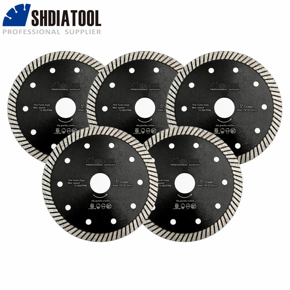 Lưỡi Cắt Kim Cương Mỏng SHDIATOOL 125mm - Đá & Gạch - Daisan Store