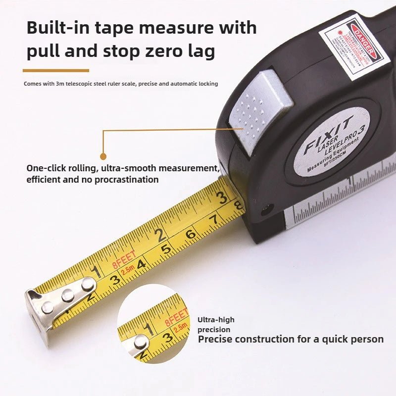 Máy Cân Laser CrossLine Độ Chính Xác Cao Góc Vuông Thước - Daisan Store