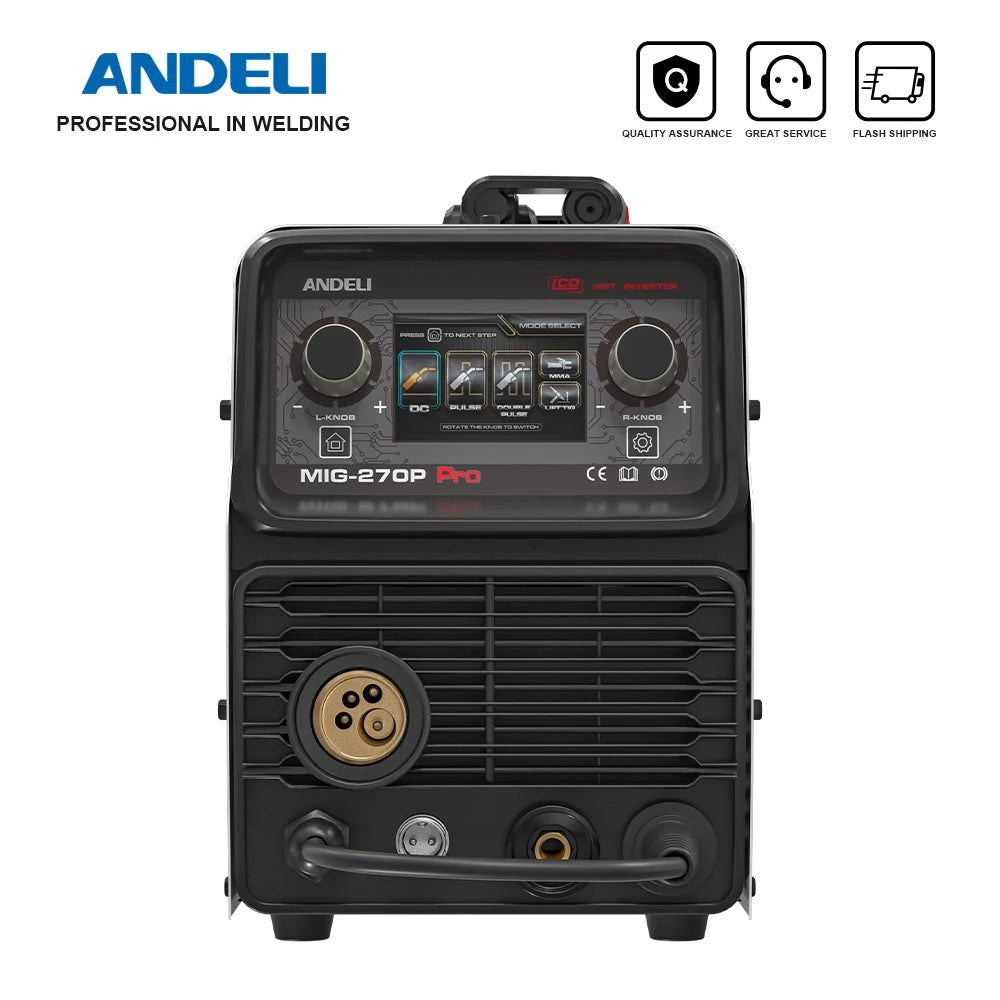 Máy Hàn MIG ANDELI 270P Pro Màn Hình LCD Double Pulse - Daisan Store