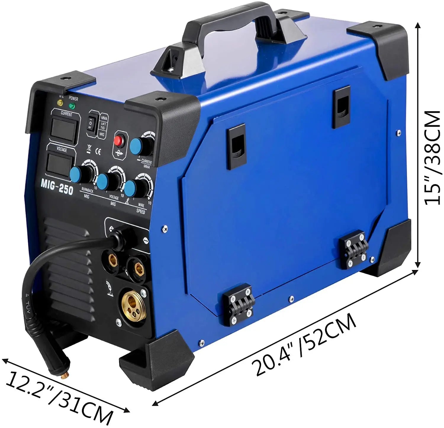 May Han MIG TIG Arc 250A 3 Trong 1 Semi Tu Dong IGBT - Daisan Store